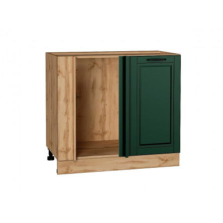 Шкаф нижний угловой Дублин Special Green/Дуб Вотан 816*890*478