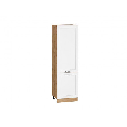 Шкаф пенал с 2-мя дверцами Дублин Special White/Дуб Вотан 2132*600*574