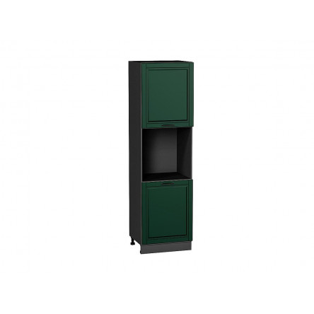 Шкаф пенал с 2-мя дверцами под технику Дублин Special Green/Graphite 2132*600*574