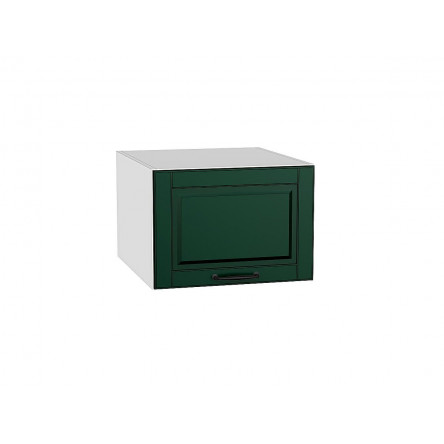 Шкаф верхний горизонтальный глубокий Дублин Special Green/Белый 358*500*574