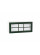 Шкаф верхний горизонтальный остекленный Дублин Special Green/Белый 358*800*318