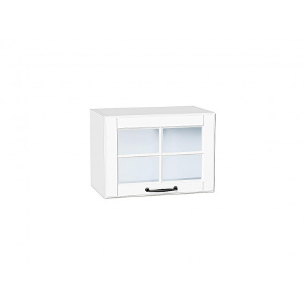 Шкаф верхний горизонтальный остекленный Дублин Special White/Белый 358*500*318