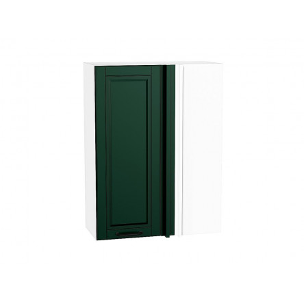 Шкаф верхний прямой угловой Дублин Special Green/Белый 920*700*345
