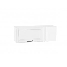Шкаф верхний прямой угловой горизонтальный Дублин Special White/Белый 358*1000*350