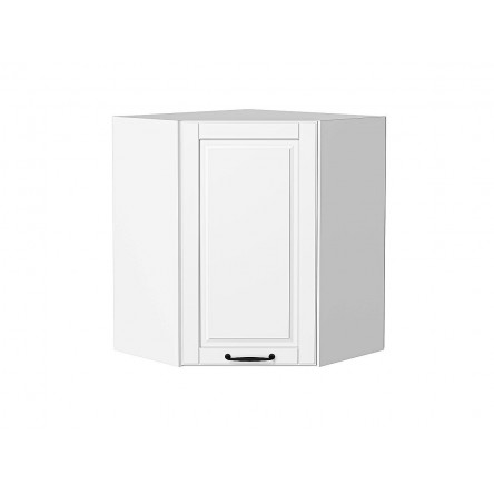 Шкаф верхний угловой Дублин Special White/Белый 716*600*600