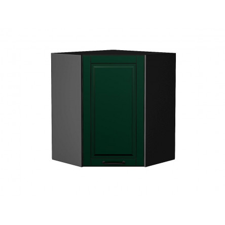 Шкаф верхний угловой Дублин Special Green/Graphite 716*600*600
