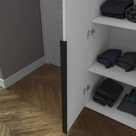 Распашной шкаф GreenMebel Orlando 3985, 80x230х50 см, белый