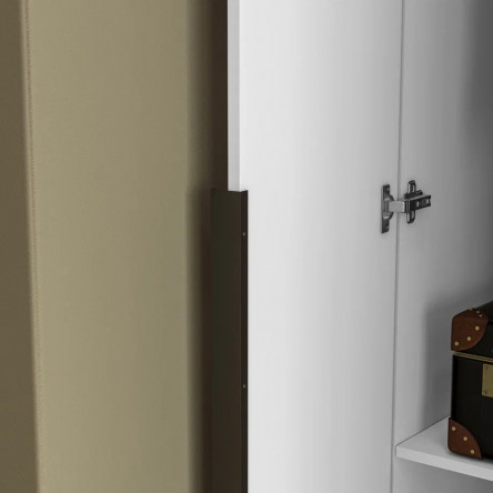 Распашной шкаф GreenMebel Orlando 3986, 80x230х50 см, белый