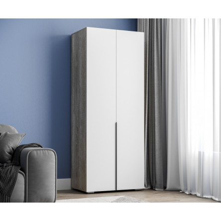 Распашной шкаф GreenMebel Orlando 3985, 80x230х50 см, белый
