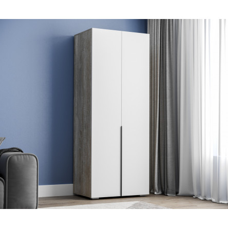 Распашной шкаф GreenMebel Orlando 3986, 80x230х50 см, белый