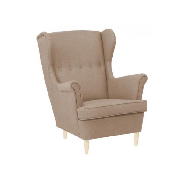 Кресло для отдыха Style (Savana Plus Beige / Бесцветный (Лак))
