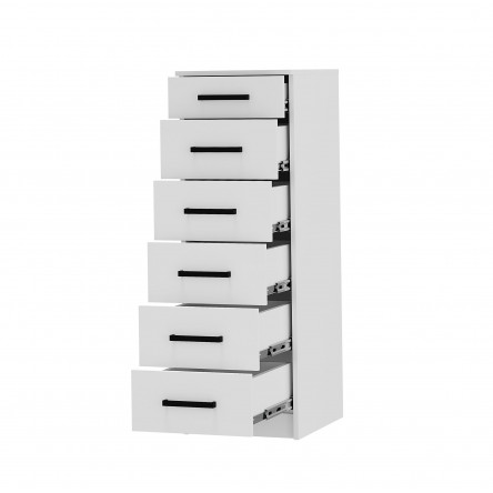 Комод Фьюжн КМ-04 белый