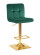 Стул барный DOBRIN GOLDIE, зеленый велюр (MJ9-88)