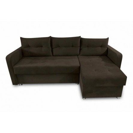 Диван угловой Кингстон-02 140х190 Г Коричневый