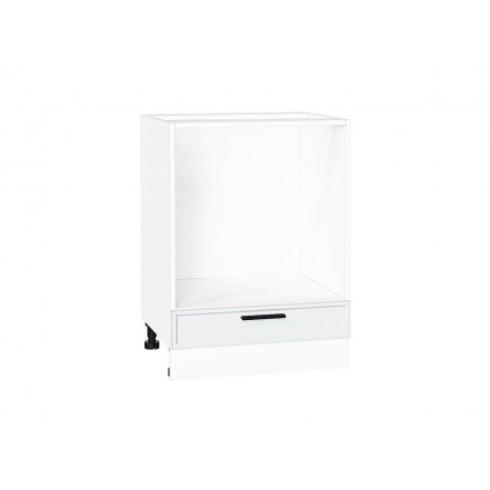 Шкаф нижний под духовку Фрейм White Silk / Белый 816х600х480