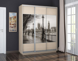 Шкаф-купе Честер 1800 комплектация 5 фотопечать город